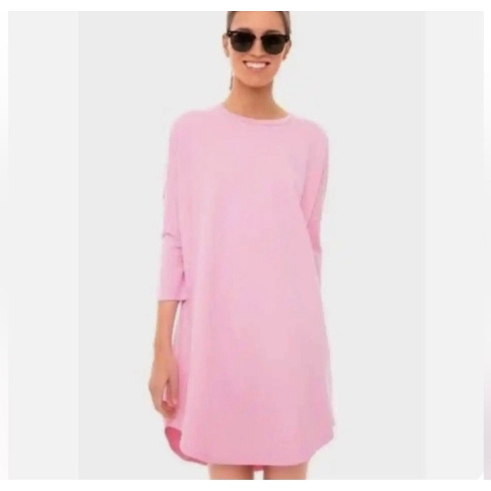Pomander Place women's Sue sweatshirt dress size XS/S crew neck long sleeve pink